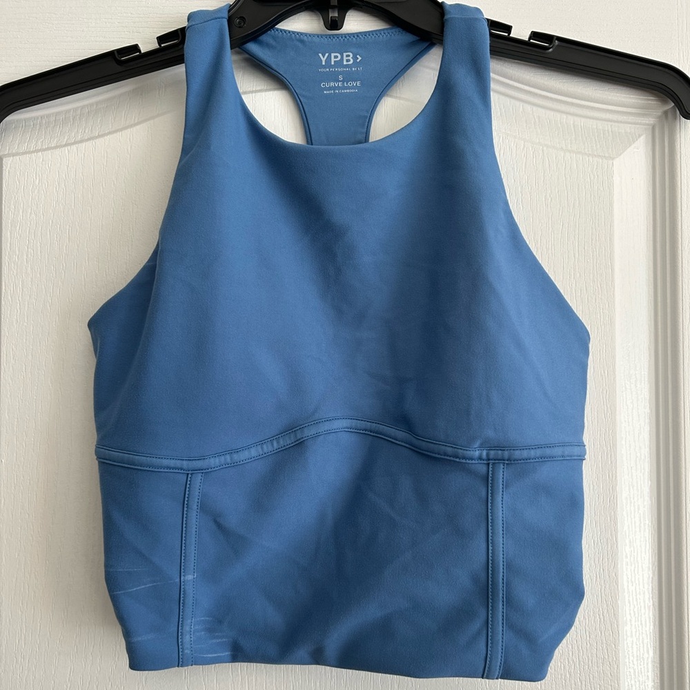 Abercrombie & Fitch YPB Blue Racerback Tank Top